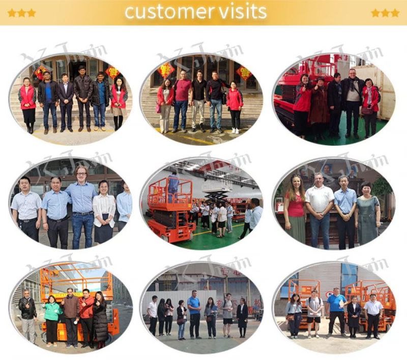 New Design Mini Crawler Scissor Man Lift Table Platform Track for Sale