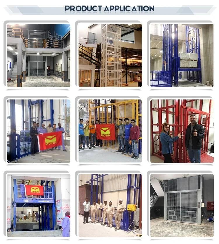 1000kg Vertical Warehouse Hydraulic Cargo Lift
