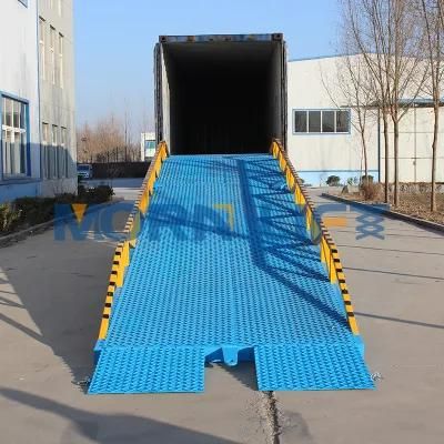 Manufacture Morn 6t CE, ISO China Ramps Portable Hydraulic Dock Loading Ramp