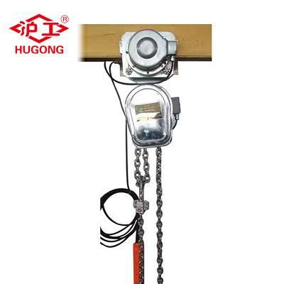 Dhs Stainless Steel Chain Block Electric Hoist with Electric Trolley