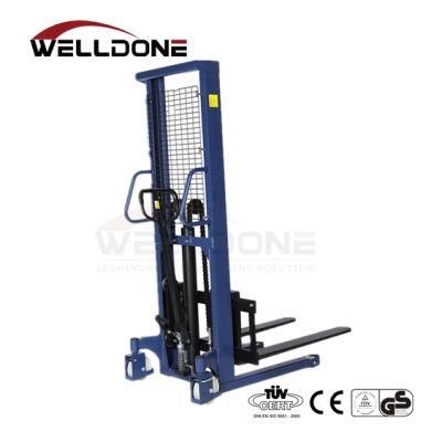 1ton 3m Hand Stacker Stoving Varnish Electric Powered Lift Electric Forklifts
