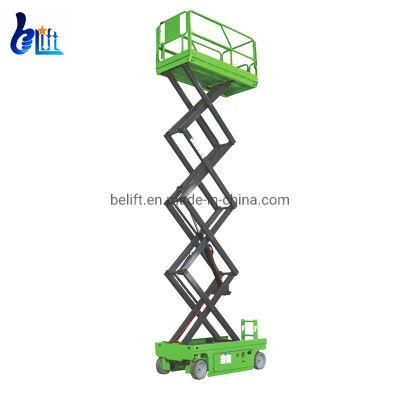 European 14m Electric Aerial Construction Work Scissor Lift Platforms