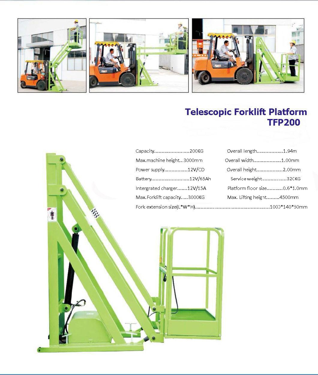 High Altitude Operation Forklift Platform