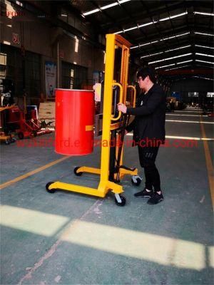 400kg Material Handling Equipment Oil Drum Lifter Stacker