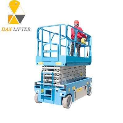 China Daxlifter Brand 6-14m 320kg Stock Available Aerial Scissor Lift