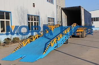 15t Hydraulic Electric/Manual Truck/Mobile Container Forklift Load/Loading Dock Leveler Platform Yard Ramp
