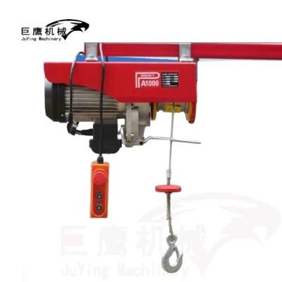 Wireless Remote Control 500kg Capacity Electric Wire Rope Hoist