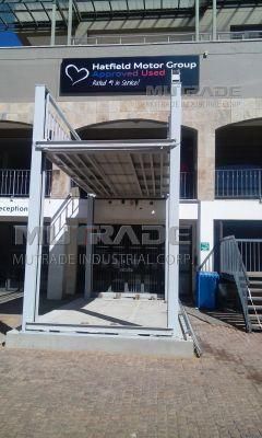 Four Columns Legs Posts Vertical Transport Platform with Ce