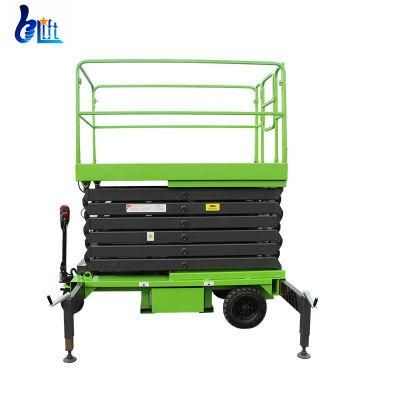 Hydraulic Construction Lift Hoist Machine Electric Scissor Lift