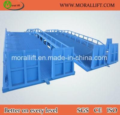 10t Hydraulic Container Loading Yard Ramp