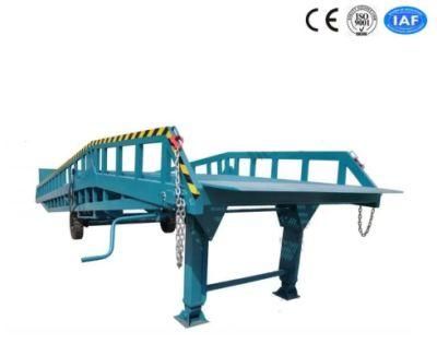 Ce Portable Truck Loading Ramp Mobile Hydraulic Container Dock Loading Ramp for Forklift