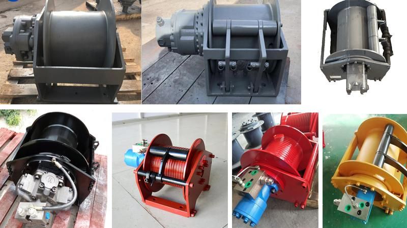 Single Drum 1 Ton/2 Tons/3 Tons Hydraulic Winch for Tractors/Anchor/Excavator/Shrimp Boat/Fishing Net