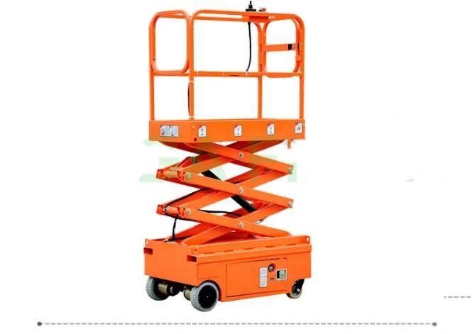 CE Approved Small Electric Hydraulic Mobile Scissor Lift for Sale