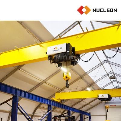 Nucleon Maintenance Free Type Single Girder Bridge Crane Electric Wire Rope Hoist 2t 3t 5t 7.5t 10t Advanced Design