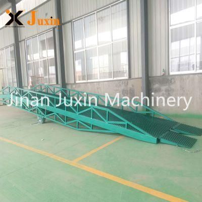 6000kg 10000kg Hydraulic Adjustable Yard Ramp Container Loading Mobile Dock Ramp