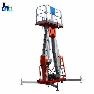 Load Capacity 150-300kg High End Aluminum Dual Column Electric Work Platform Motorized Lifter