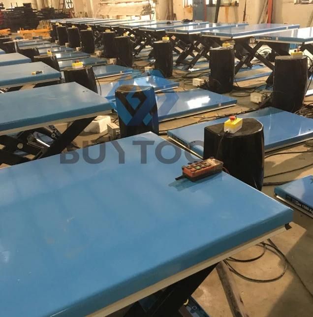 Low-Profile Hydraulic Lift Table with Optional Loading Ramp