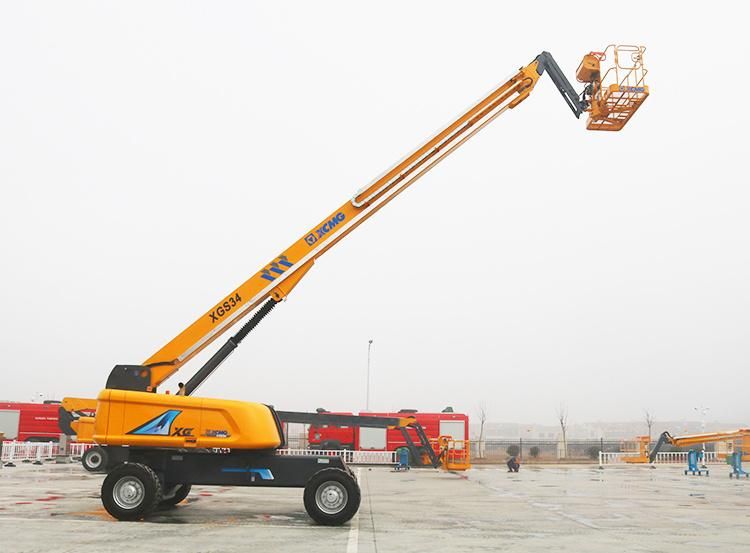 XCMG Manlift Boom Lift Xgs34 Construction Aerial Work Platform China 34m Electric Telescopic Boom Man Lift