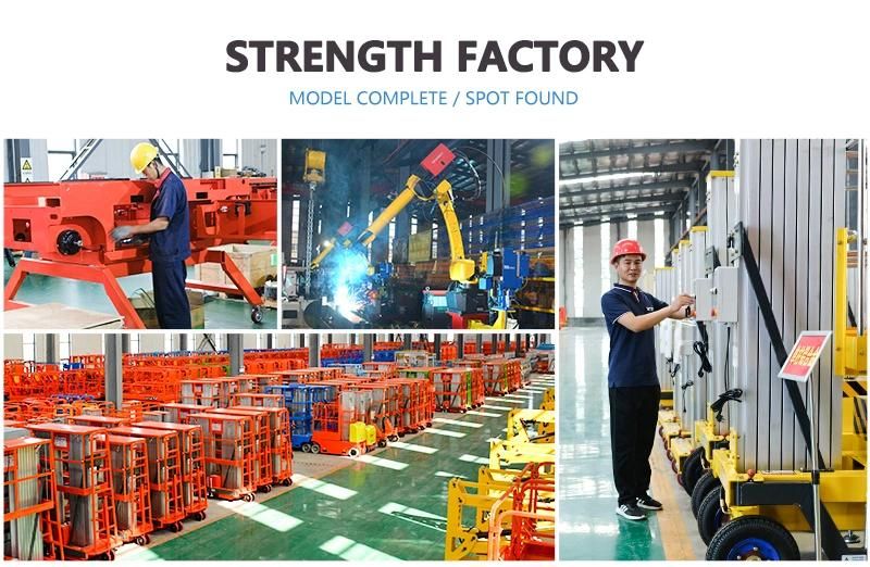 Shanding Scissor Car Lift Trolley Jack Cargo Lift Warehouse Equipment Motorcycle Lift Lift Machine Construction Equipment Working Platform Lifting Equipment