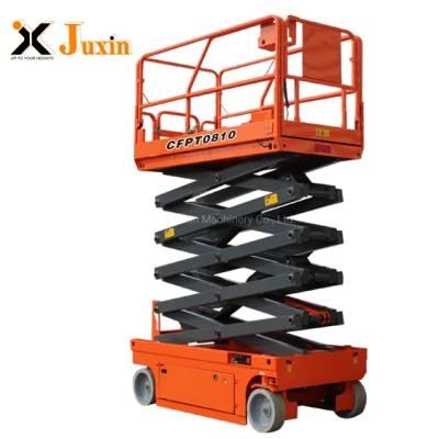 6m to 14m CE Fully Powered Self Propelled Scissor Man Lift