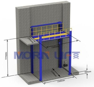 Garage Use Electric Hydraulic Four Post Car Lift Platform