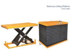 Staionary Hydraulic Scissor Electric Lifting Platform / Table