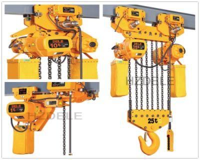 Lifting Crane Manual Chain Hoist 7.5 Ton with Welding Machine Trolley Electric Chain Hoist