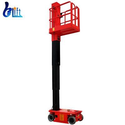 Low Level Access Vertical Mast Cylinder Self Propelled Aluminum Lifts