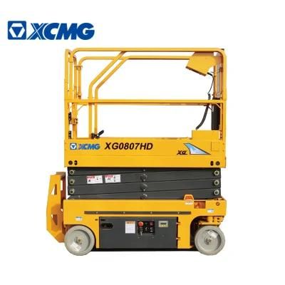 XCMG Official 8m Scissor Aerial Work Platform Xg0807HD