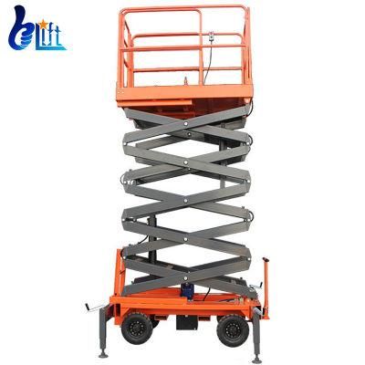 Aerial Stock Picker Drywall Hanger Machine Manual Scissor Lift