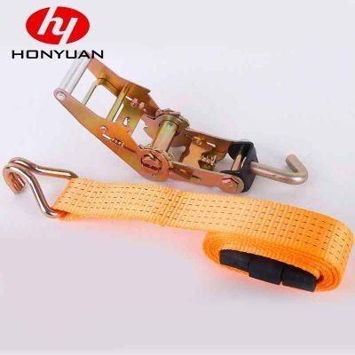 50mm 2 Inch Ratchet Straps 2&quot; X 30&prime; Wll 3333 Lbs /1515kgs Cargo Belt Flat Hook Strap Ratchet Tie Down