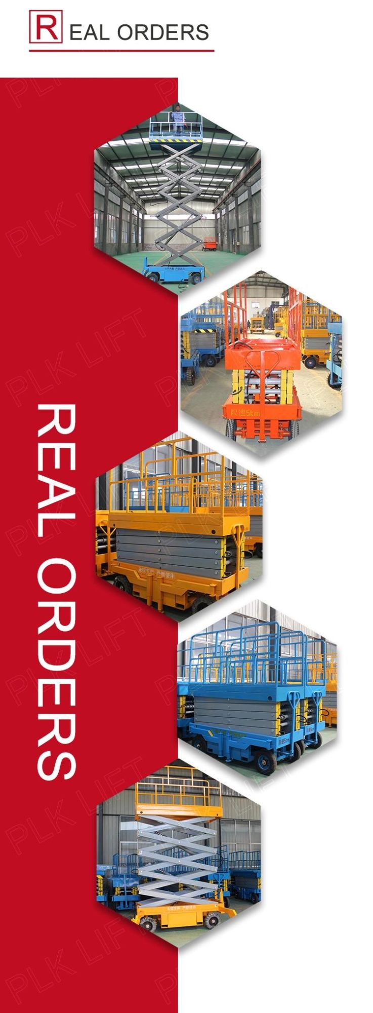 China Hydraulic Mobile Scissor Lift Table for Aerial Work