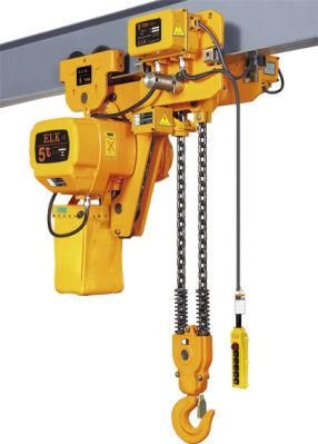 Elk Supply 5ton Lifting Equipment Low Headroom Electric Chain Hoist