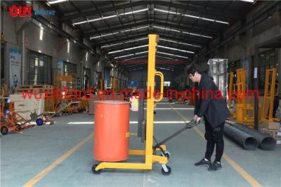 Pedal Manual Hand Hydraulic Oil Drum Lifter/Stacker/Carrier Dt400A