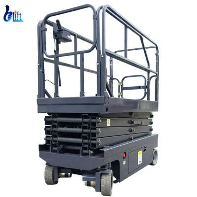 Electric Driven Dirigible Self Mobile Hydraulic Table Lift 6m 8m High End Electric Mobile Scissor Lifter