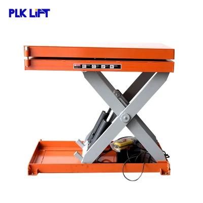 Safety Hydraulic Electric Stationary Scissor Lift with Rotary