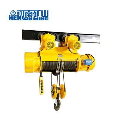 2t Remote Control Wire Rope Electric Hoist