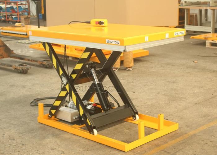High Quality Strong Iron Material Handling Hydraulic Scissor Lift Table