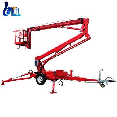 20 M Load 200 Kg Towable Electric Lifting Table Air Conditioner Hydraul Boom Lift