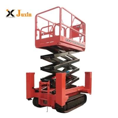 Hydraulic Crawler Manlift Tracked Scissor Lift Platform for Rental