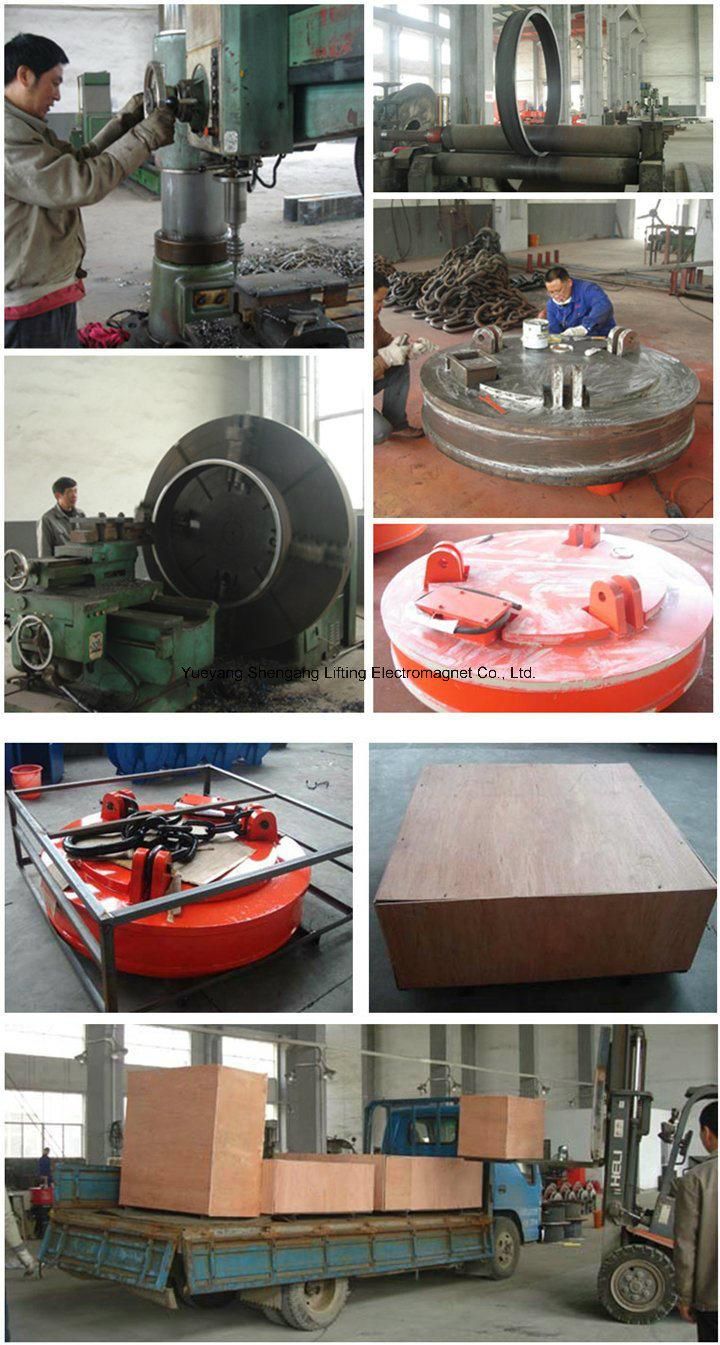 Circular Lifting Electromagnet for Steel Scraps Lifting MW5