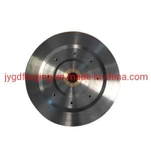 Forged S355 Steel Round Pulley Wheel/ Cast Steel Pulley Wheel
