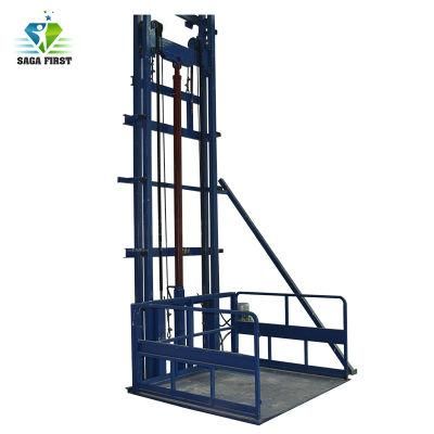 10m 18m Customized Vertical Lift Platform Material Lift Freight Elevator