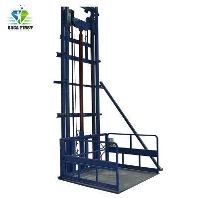 10m 18m Customized Vertical Lift Platform Material Lift Freight Elevator