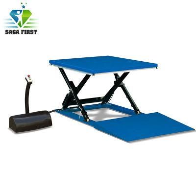 Low Profile Lifting Table Electric Scissor Lift Platform