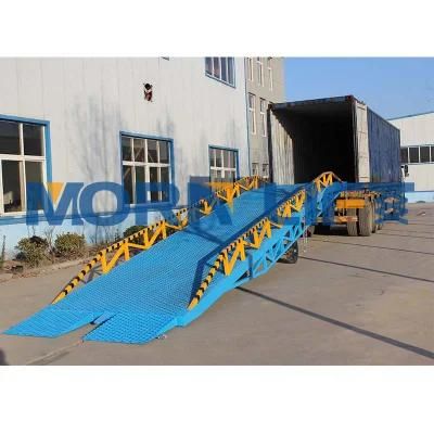 8t Mobile Manual Sliding Loading Container Ramp Accessing