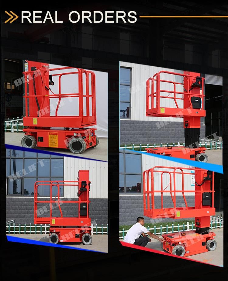 Picker Lift Self Drive Vertical Mast Hydraulic Lifts Suppliers Drywall Lift