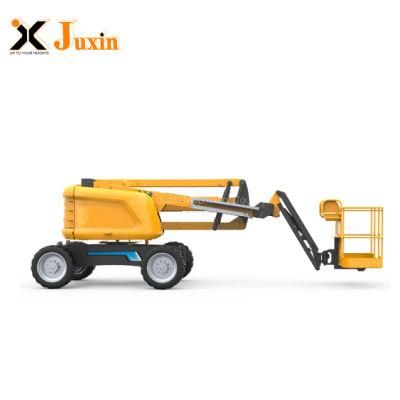 Self-Propelled Diesel Battery Telescopic Boom Lift for Building Construction Work