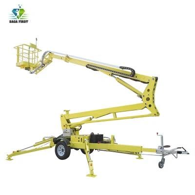 14m Hydraulic Articulation Man Towable Trailed Bucket Lift
