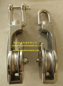 Stainless Steel Marine Snatch Block with Swivel Eye for Yacht